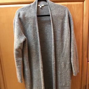 Uniqlo Long Grey Cardigan
